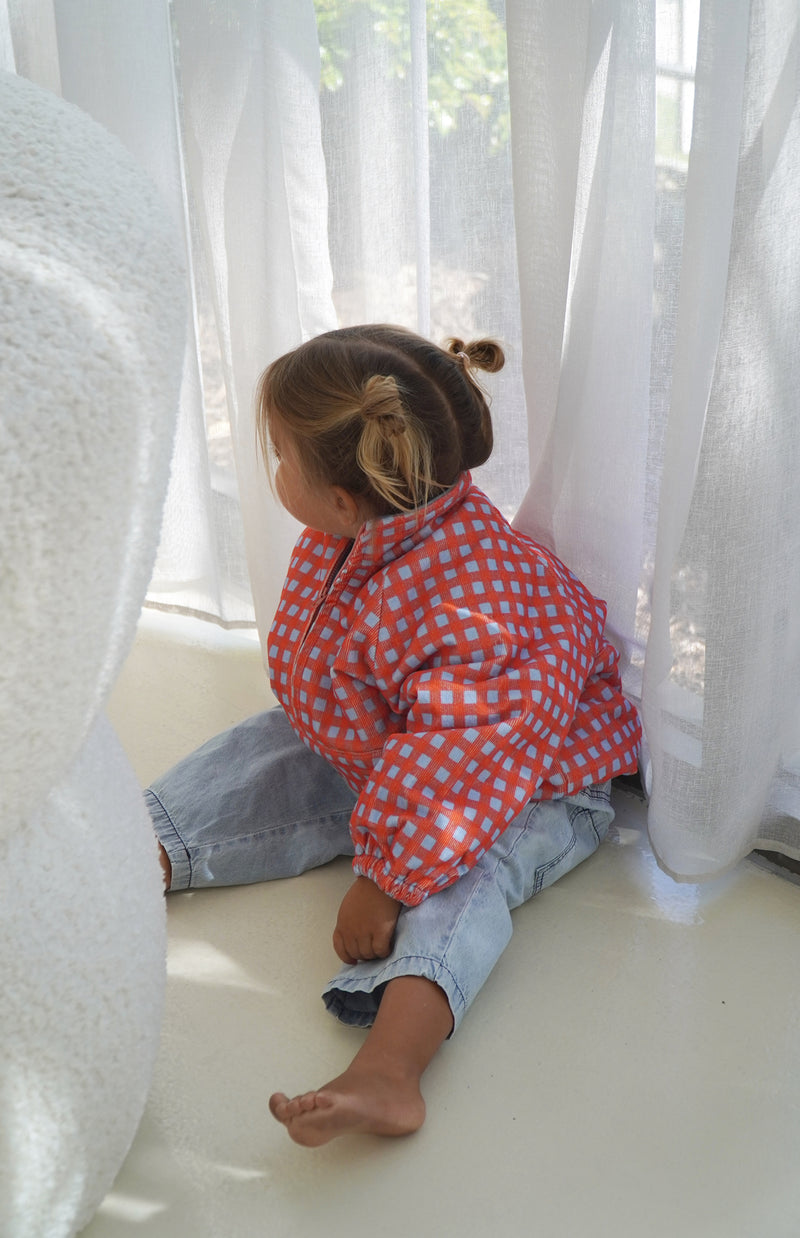 CAPRI GINGHAM PULLOVER