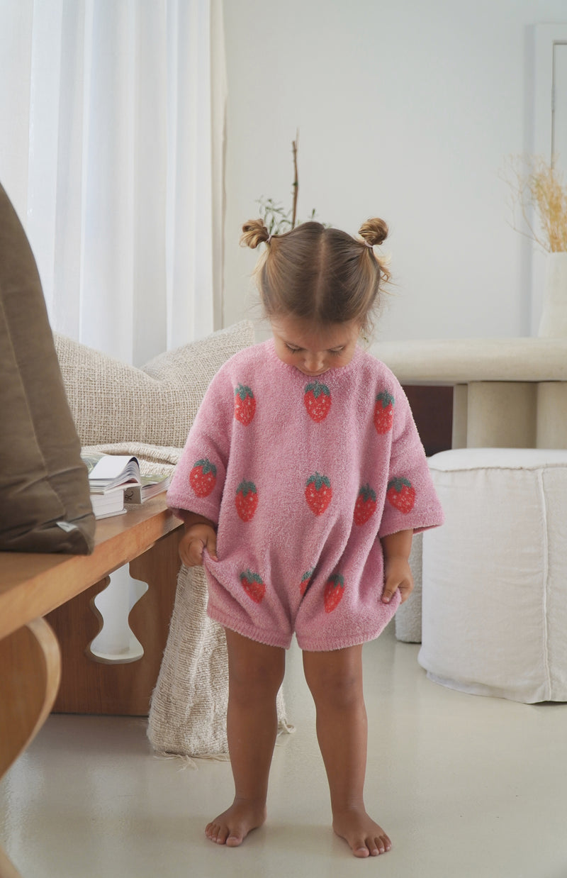 STRAWBERRY ROMPER