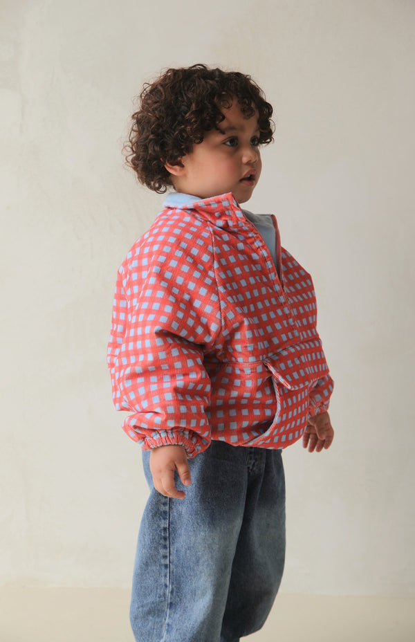 CAPRI GINGHAM PULLOVER