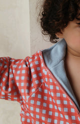 CAPRI GINGHAM PULLOVER