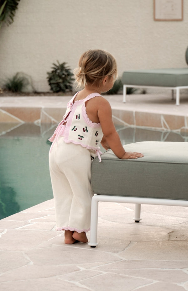 CHERRY KNIT PANT