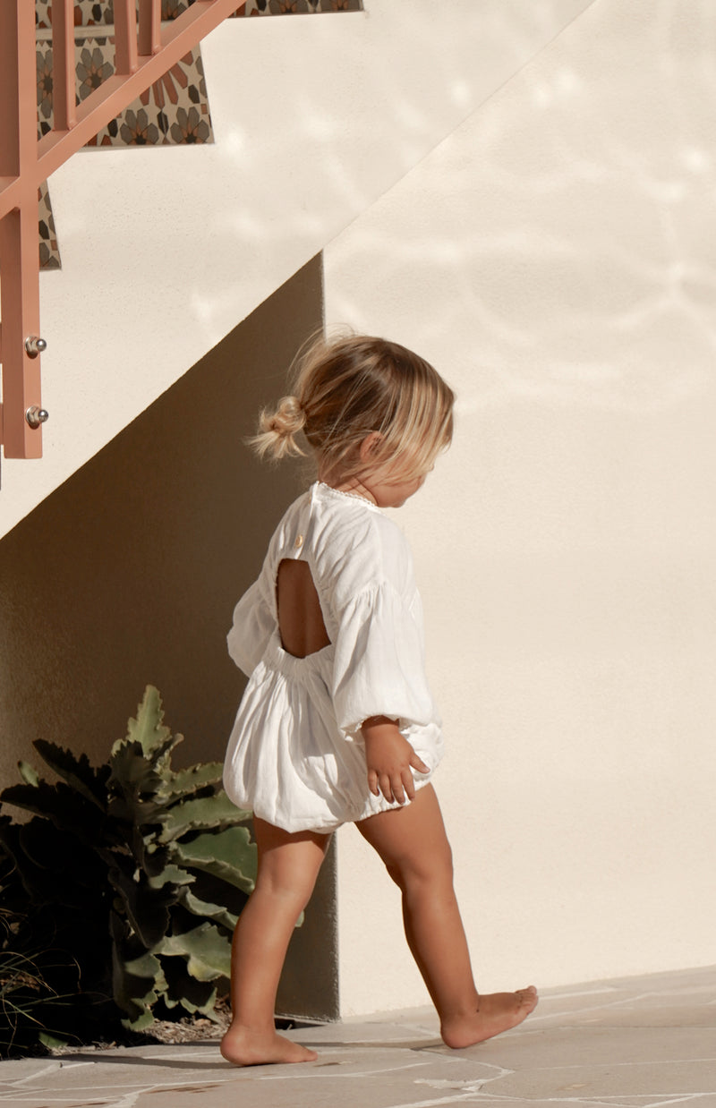 LOLLY ROMPER - WHITE
