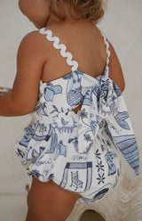 SANTORINI RIC RAC ROMPER