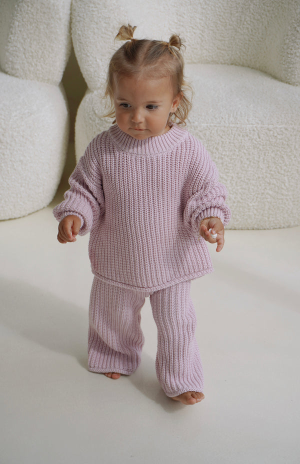 JUNIE BACK TIE KNIT - PERIWINKLE