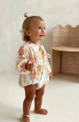 LAGUNA FRONT TIE ROMPER