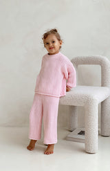 KNIT PANT - PINK