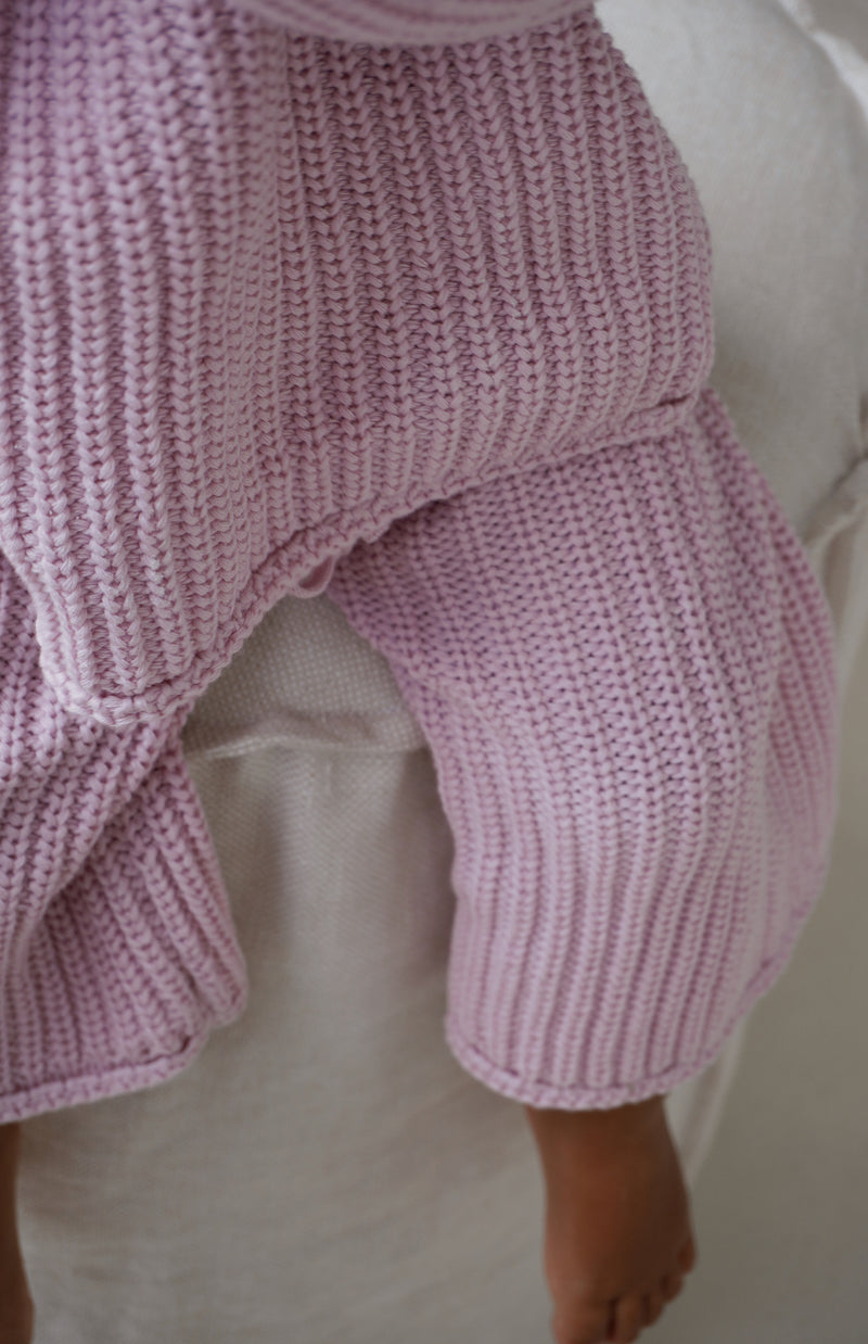 KNIT PANT - PERIWINKLE