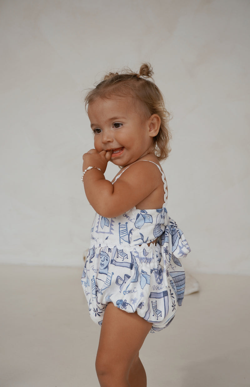 SANTORINI RIC RAC ROMPER