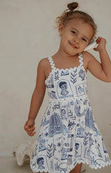 SANTORINI RIC RAC DRESS