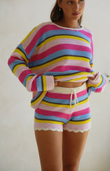 HAVANA STRIPE SHORTS - MAMA