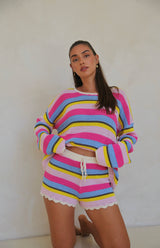 HAVANA STRIPE SHORTS - MAMA