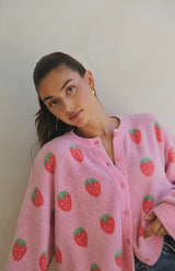 STRAWBERRY CARDIGAN - MAMA
