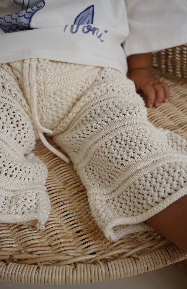 INDIA CROCHET PANT - CREAM