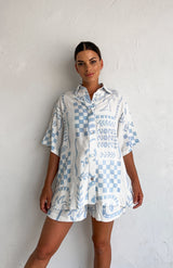 COSTA SHIRT BLUE/WHITE - MAMA