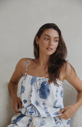 AZURE ISLA SINGLET TOP - MAMA