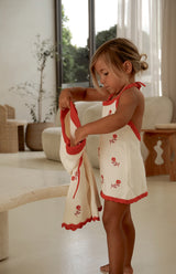 BIRDIE HALTER DRESS - LE JARDIN