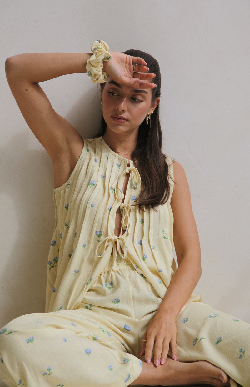 MAMA SCRUNCHIE - BELLE FLEUR LEMON