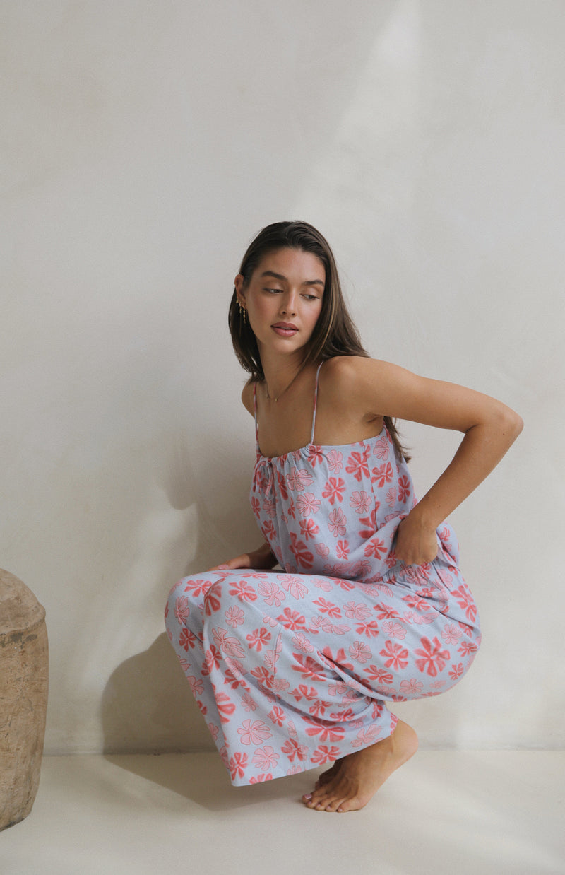 TUSCAN BLOOM SINGLET TOP - MAMA