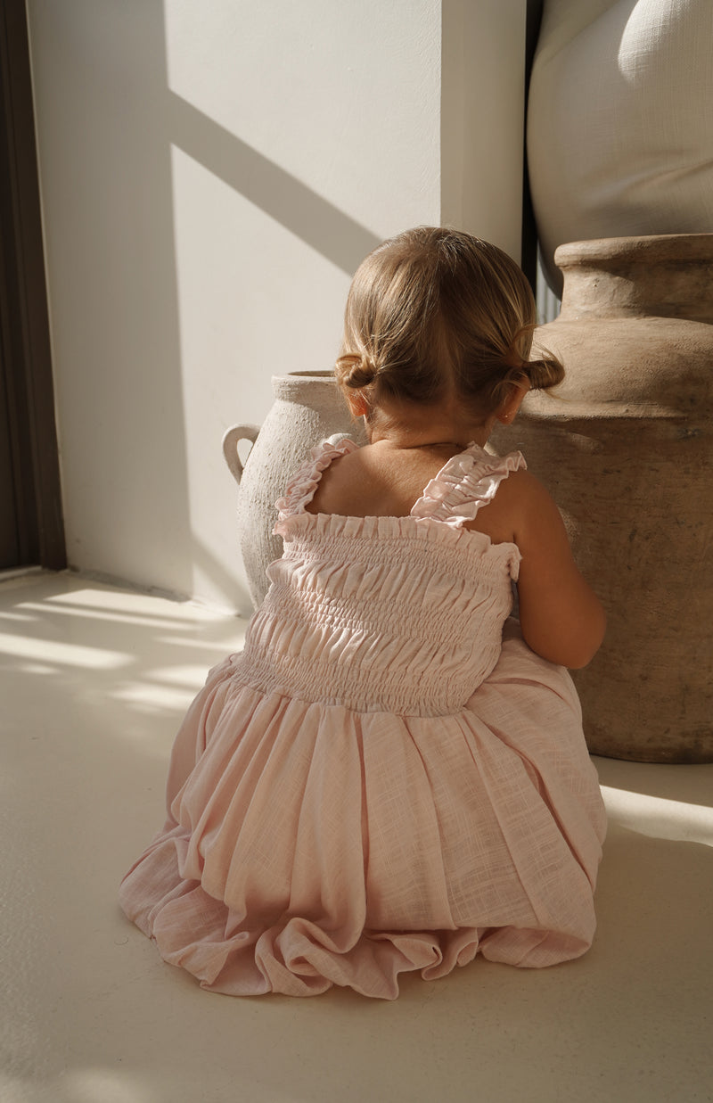 BAMBI BUBBLE DRESS - BLUSH