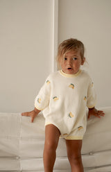 LIMONE EMBROIDERY ROMPER