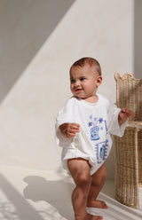 SANTORINI T SHIRT ROMPER