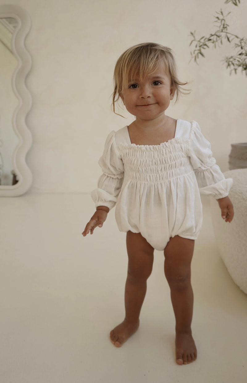 MADELINE ROMPER - WHITE