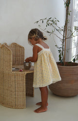SASKIA DRESS - LIMON BLEU