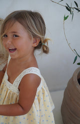 SASKIA DRESS - LIMON BLEU