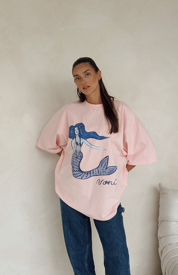 PINK MERMAID TEE - MAMA