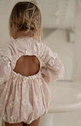 LOLLY ROMPER - CELESTE BLUSH