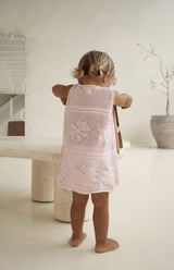 INDIA CROCHET DRESS - PINK