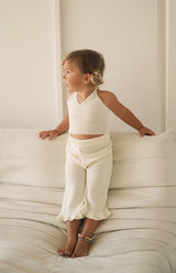 BONNIE HALTER TOP - CREAM