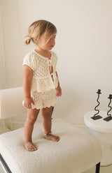 GIGI CROCHET TOP - CREAM