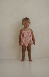 SEA IS CALLING ROMPER - PINK/RED