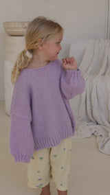 AGNES TIE BACK KNIT - LILAC