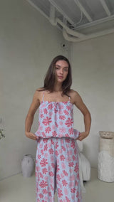 TUSCAN BLOOM SINGLET TOP - MAMA