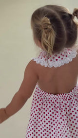 ROSIE DRESS - CHERRY POLKA