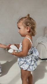 SANTORINI RIC RAC ROMPER