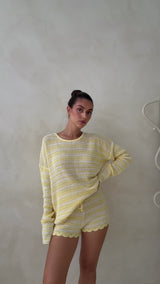 MAMA BUTTERCUP STRIPE KNIT