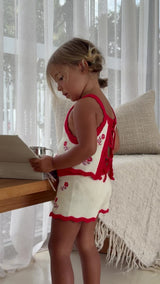 LE JARDIN KNIT SHORTS