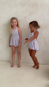 INDY ROMPER - ROUGE BLUE