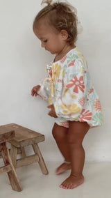 LAGUNA FRONT TIE ROMPER